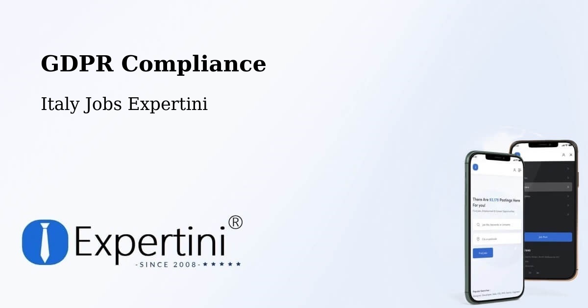 EU GDPR Compliance Statement – Termoli - Italy Jobs Expertini