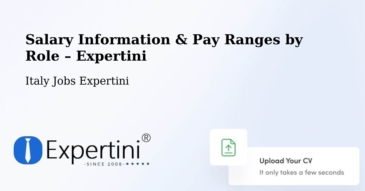 Salary Information & Pay Ranges – Termoli - Termoli, Italy Jobs Expertini
